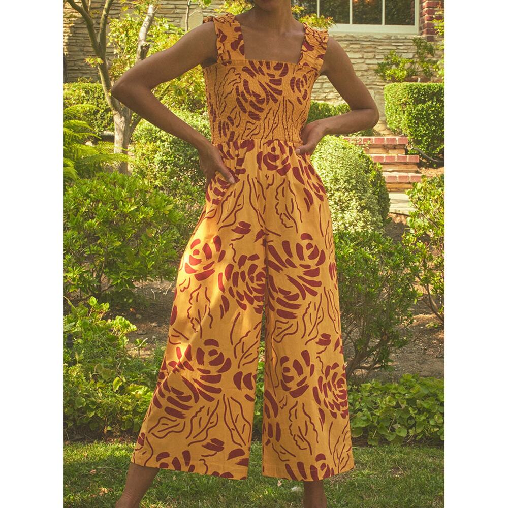 The Odells Jane Jumpsuit in Zest Multi Anthropologie